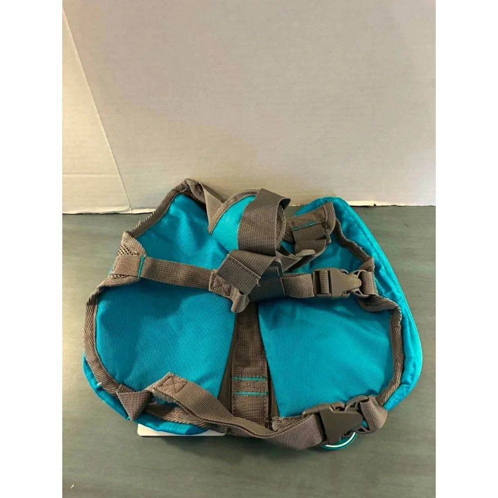 Outward Hound DayPak Dog Backpack Medium Teal New 4 Pockets D-Ring Hiking Vest